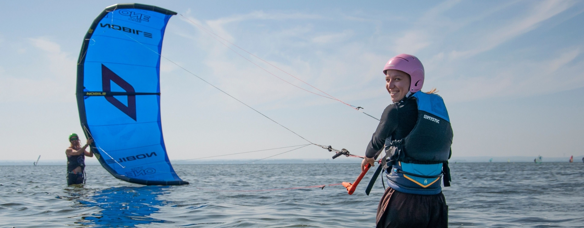 Learn Kitesurfing Using Short Lines