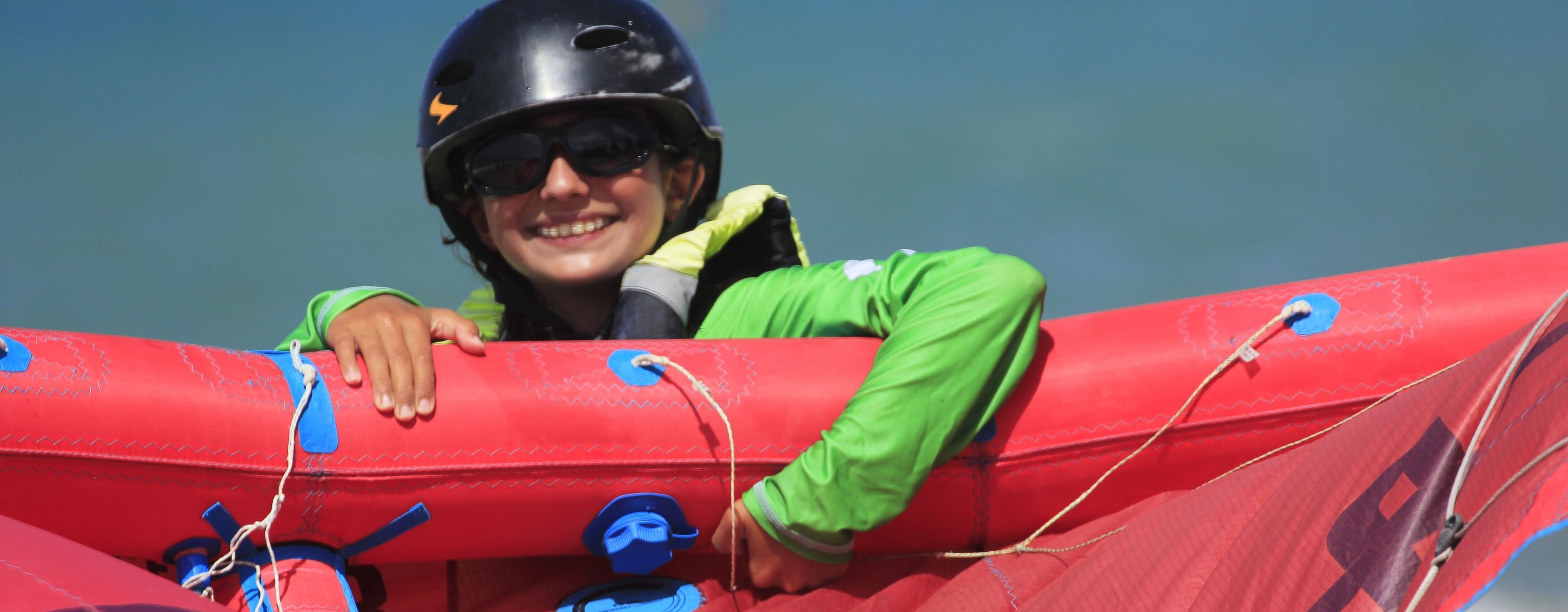 Teaching kitesurf to children