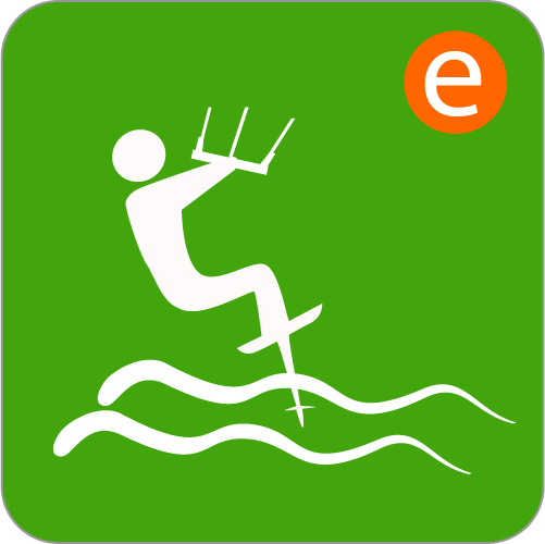 Kiteboarder - Hydrofoil Course