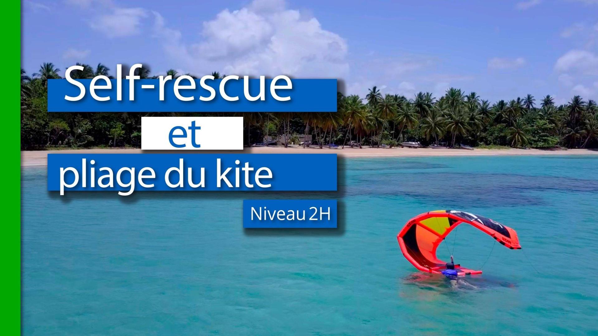 kitesurf Level 2H - Self-rescue and pack down